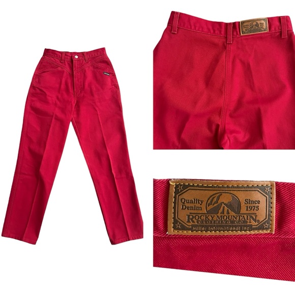 Rockies Jeans Vintage Rockies Rocky Mountain Jeans Red Highwaist